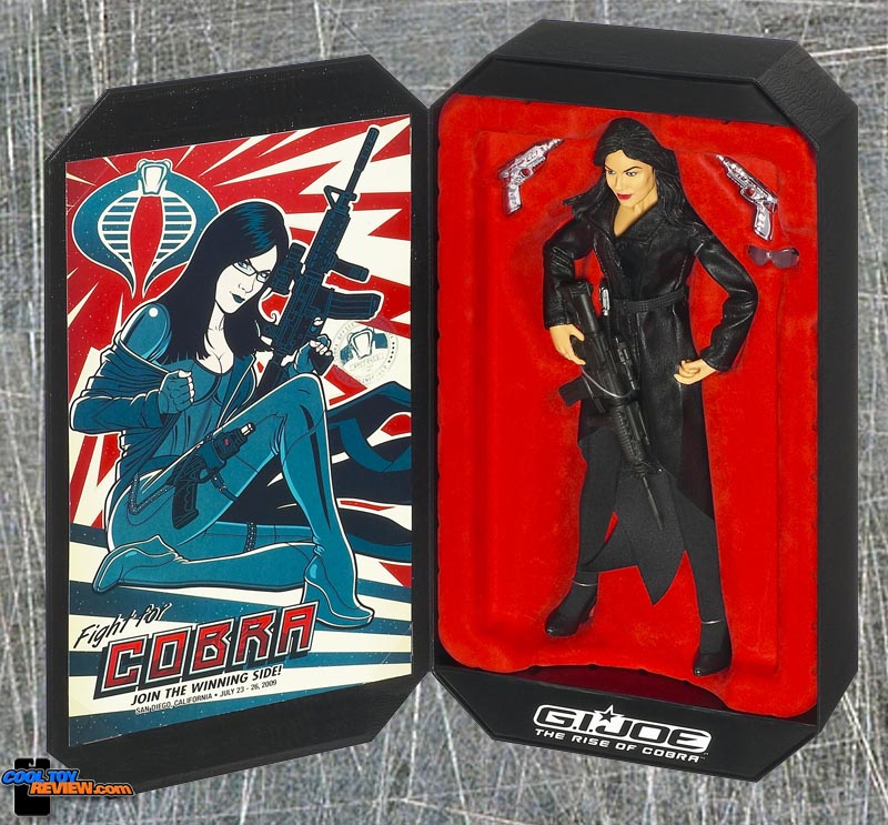 2009 San Diego Comic Con exclusive G.I. Joe: Rise Of Cobra 12 inch Baroness by Hasbro