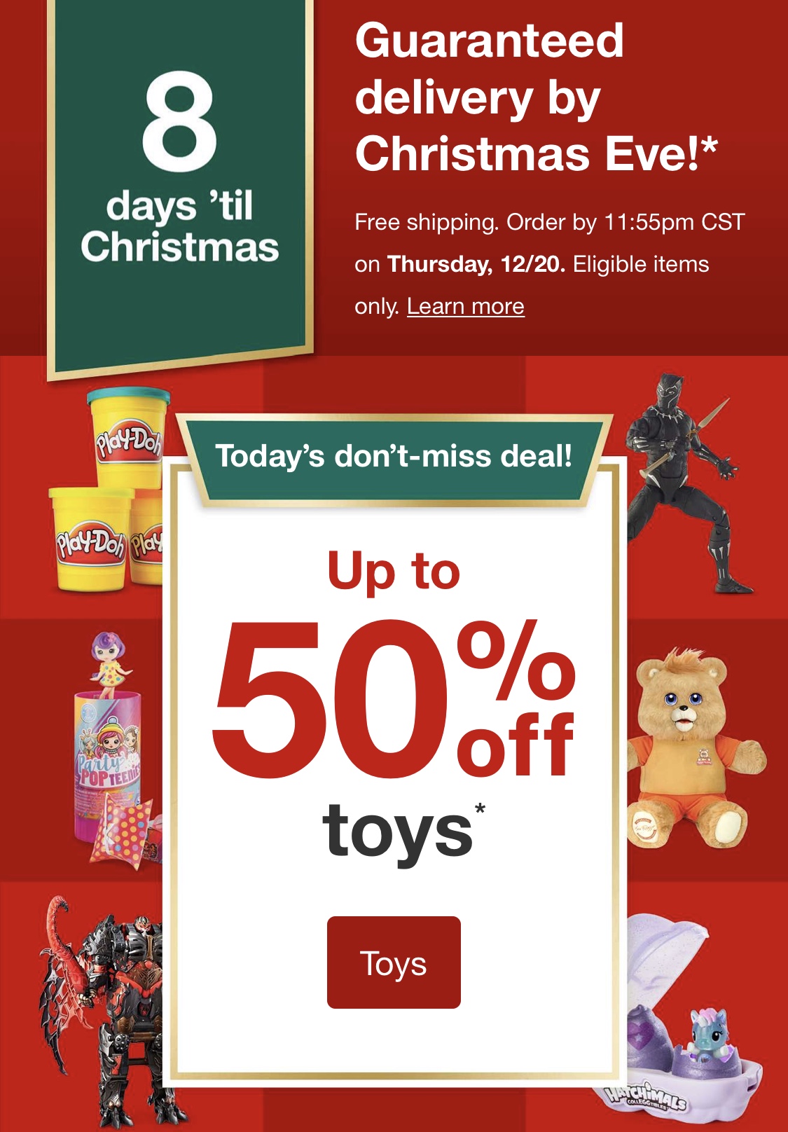 target toy sale december 2018
