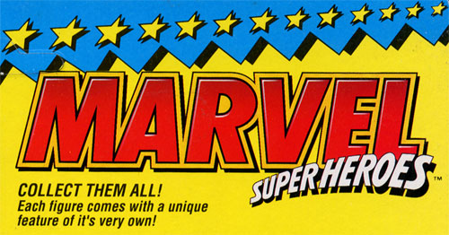 Image result for Marvel Superheroes logo toy biz"