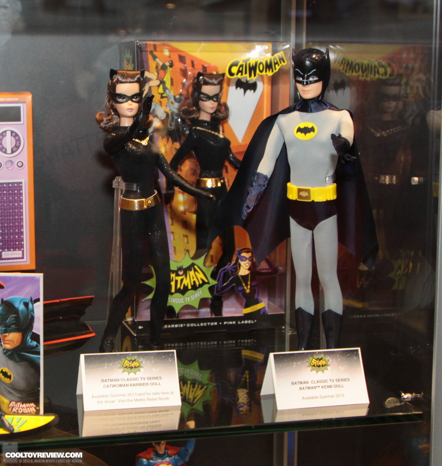 Mattel Batman '66 Barbie Catwoman and Batman
