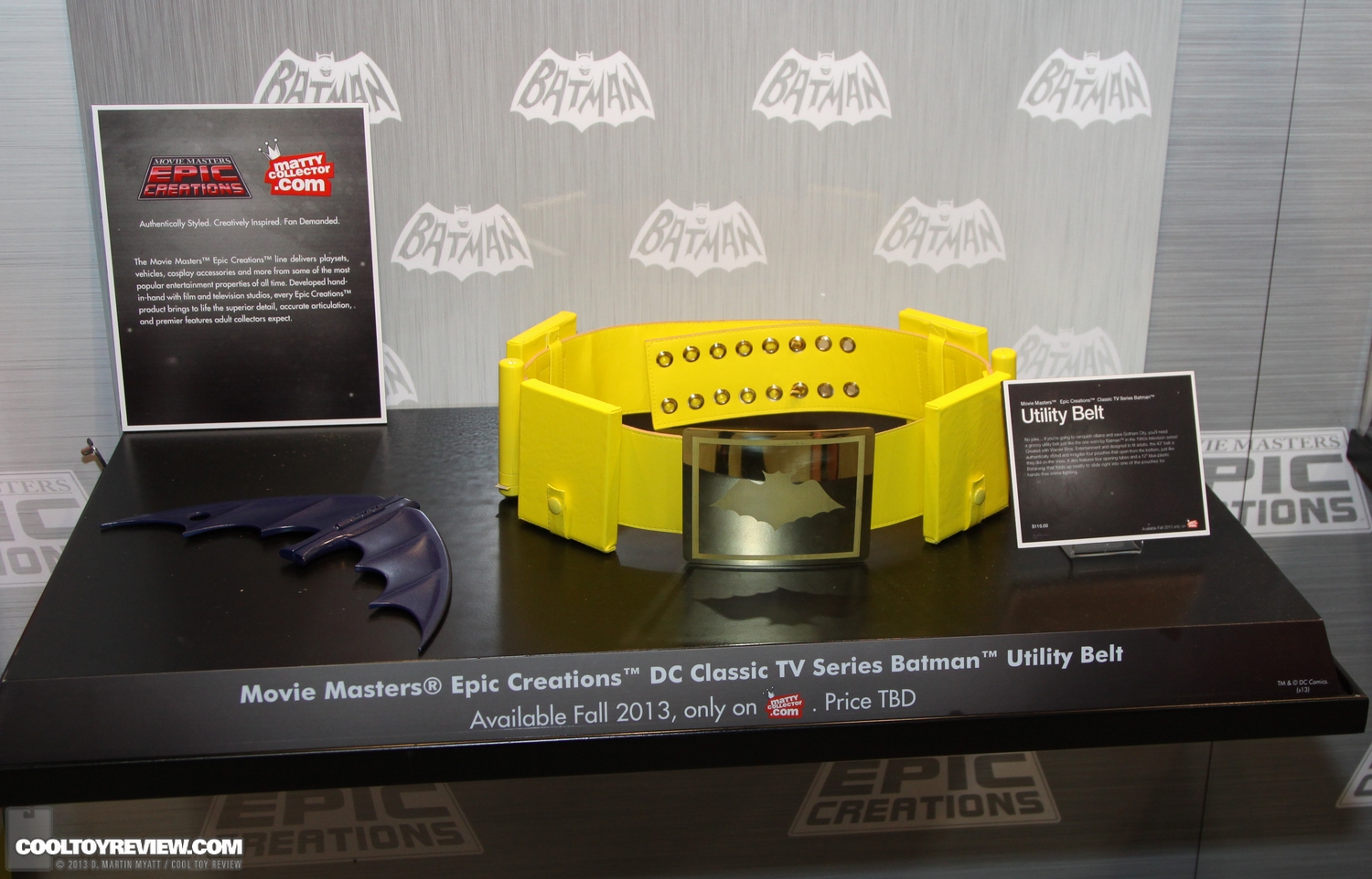 Mattel Movie Masters Epic Creations Batman '66 Batman Utility Belt