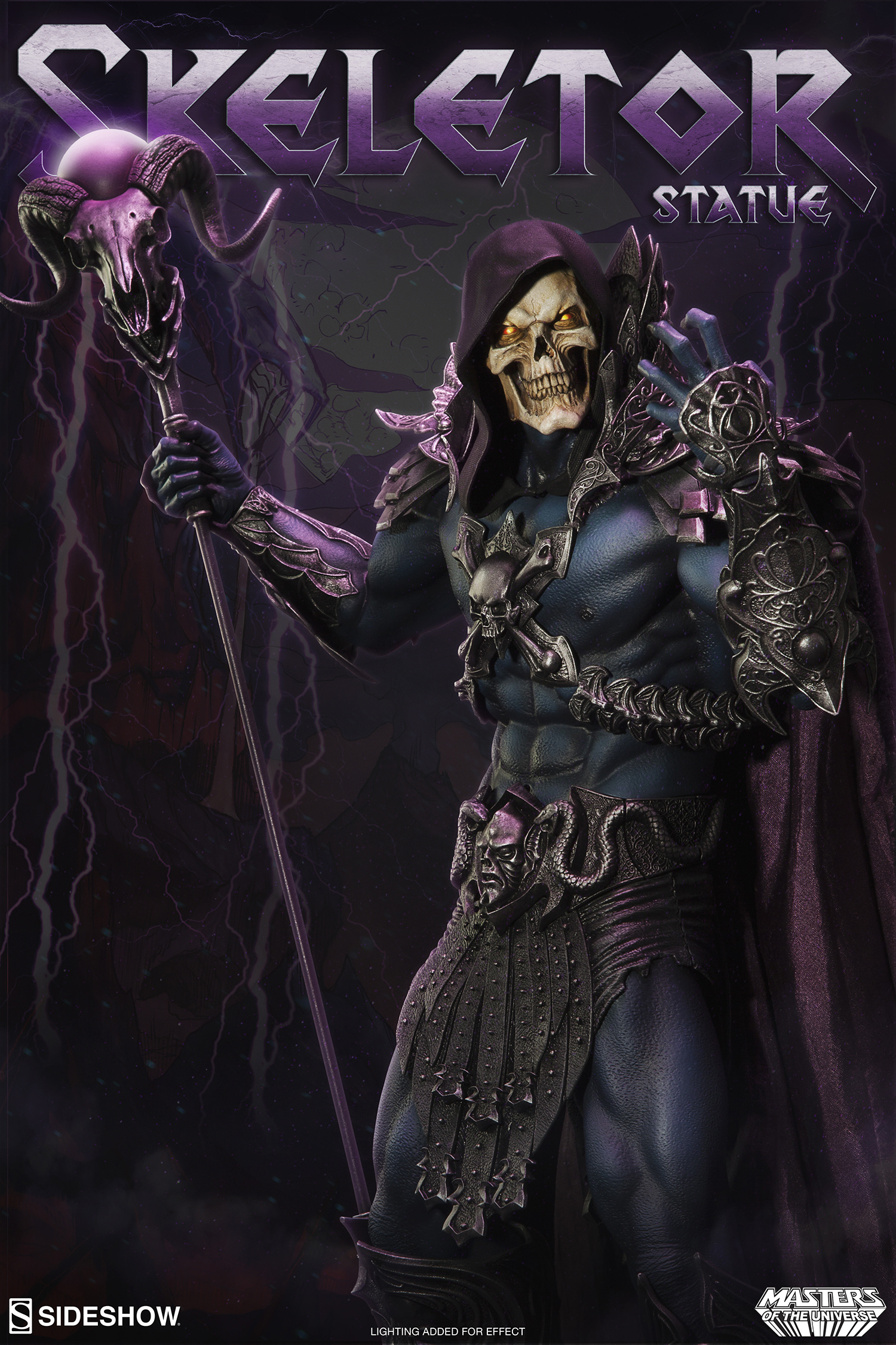 skeletor sideshow statue