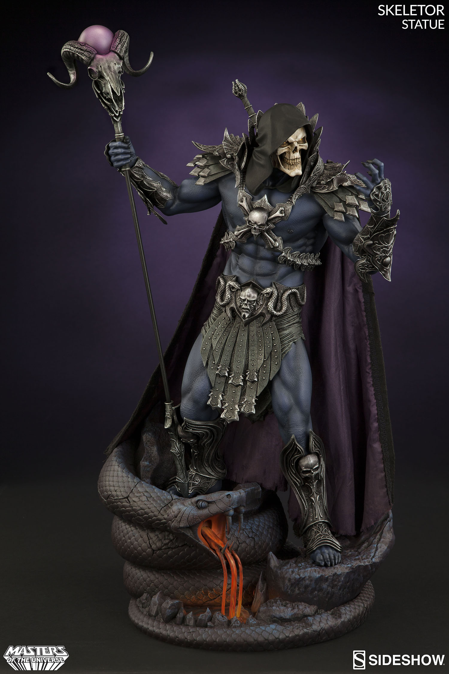skeletor sideshow statue