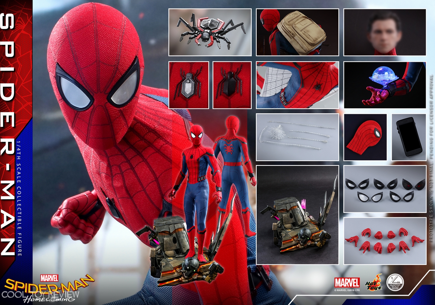 Hot Toys - SMHC - 1-4 Spider-Man collectible figure_PR15 (Normal).jpg
