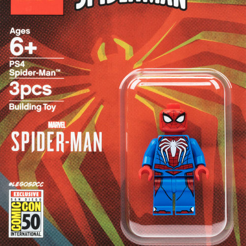 LEGO Marvel PS4 Spider-Man exclusive minifigure for San Diego Comic Con