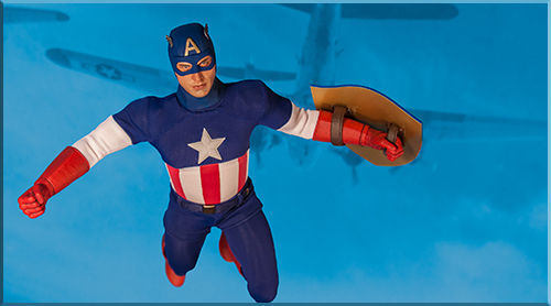 Captain America (Star Spangled Man Version) - Captain America: The First Avenger Movie Masterpiece Series from Hot Toys
