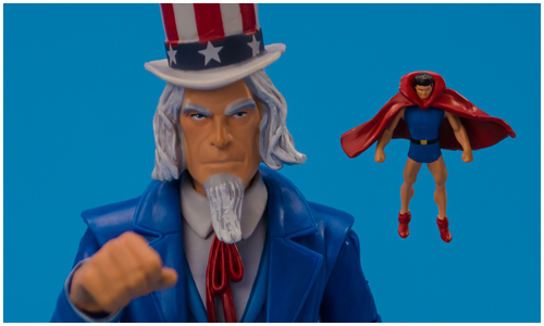 Uncle Sam with Doll Man