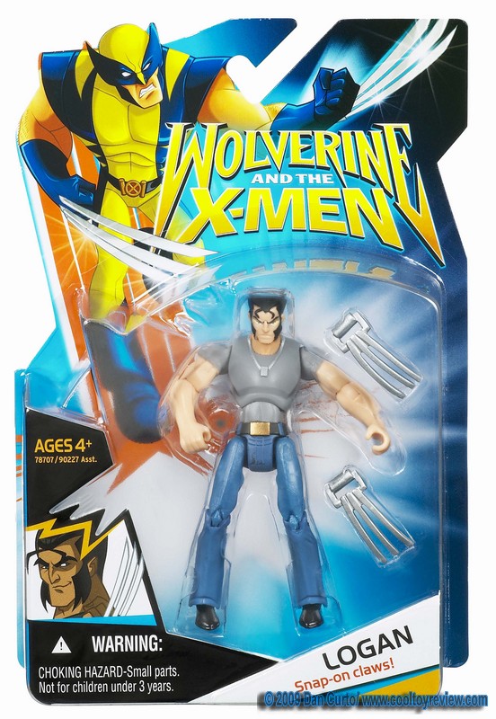 Wolverine Animated Action Figure - Logan pkg.jpg