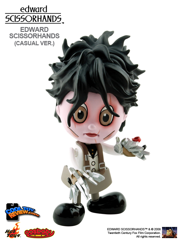 Edward Scissorhands Cosbaby figure collectible by Hot Toys