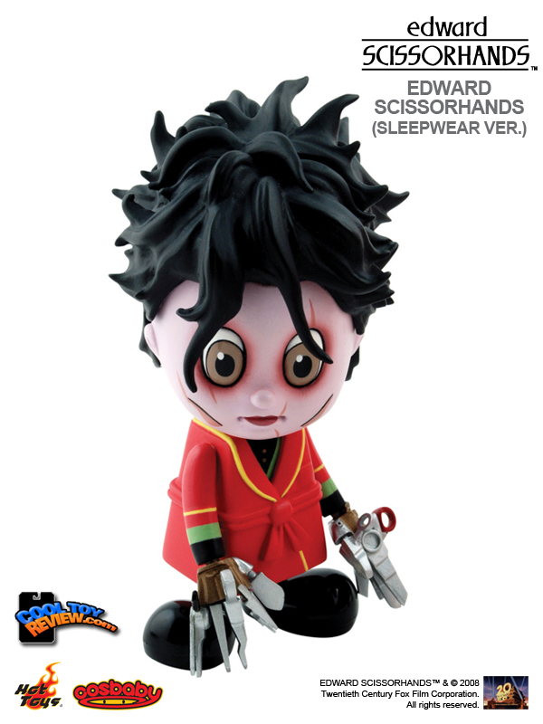 Edward Scissorhands Cosbaby figure collectible by Hot Toys