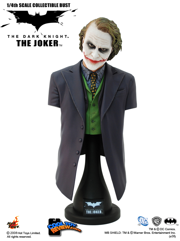 Hot Toys Collectible Bust Series - HTB04 The Dark Knight - 1/4 scale Joker bust