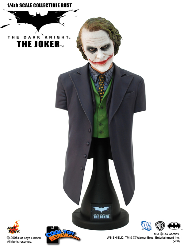 Hot Toys Collectible Bust Series - HTB04 The Dark Knight - 1/4 scale Joker bust
