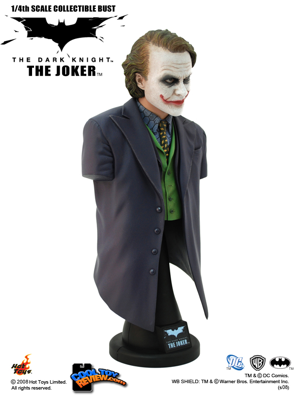 Hot Toys Collectible Bust Series - HTB04 The Dark Knight - 1/4 scale Joker bust