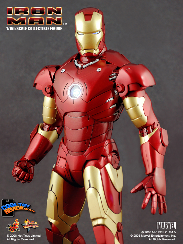 1/6 Scale Iron Man figure by Hot Toys