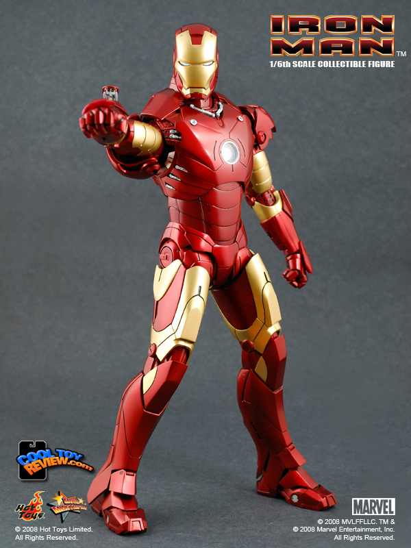 1/6 Scale Iron Man figure by Hot Toys