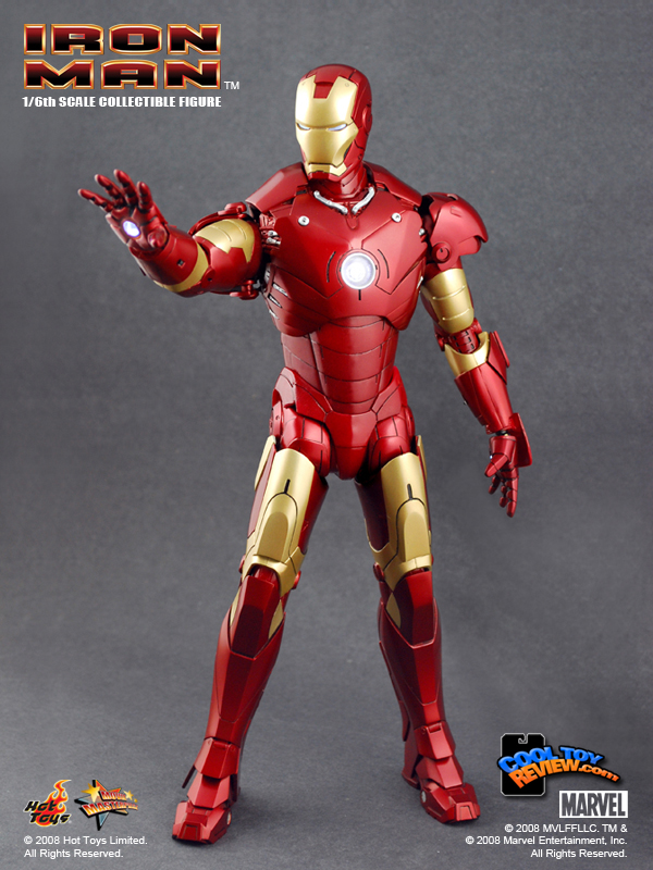 1/6 Scale Iron Man figure by Hot Toys