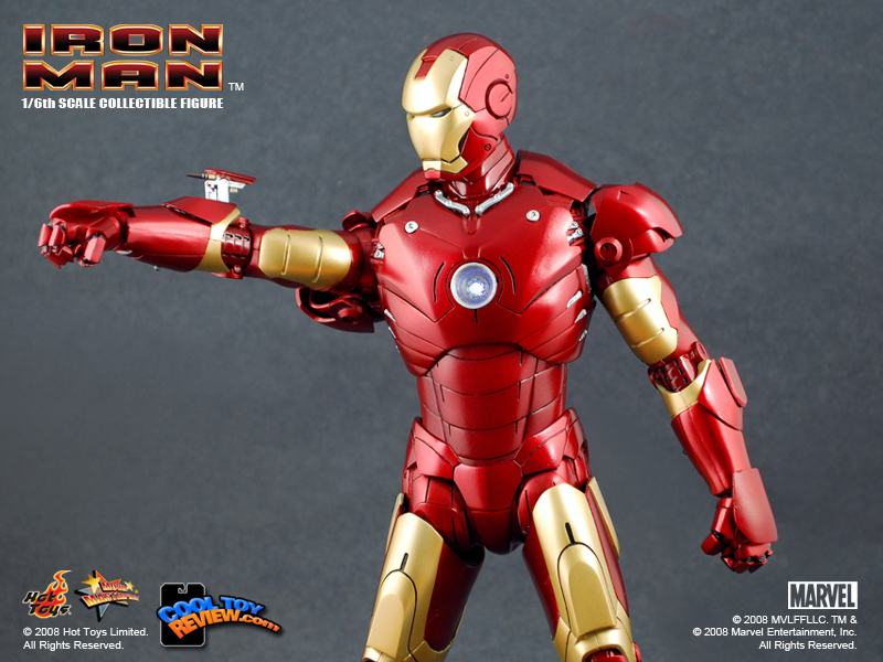1/6 Scale Iron Man figure by Hot Toys