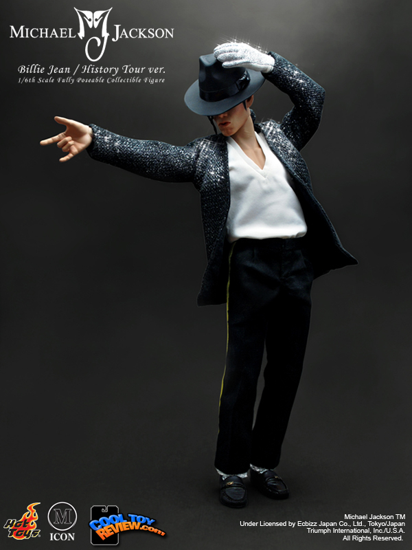HOT TOYS  M ICON SERIES MIS06 Michael Jackson Billie Jean-History Tour version collectible figure