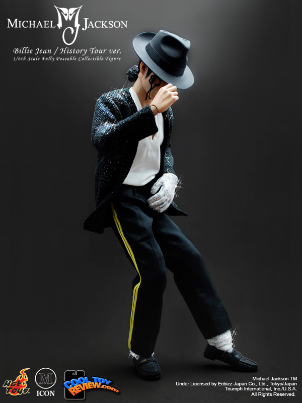 HOT TOYS  M ICON SERIES MIS06 Michael Jackson Billie Jean-History Tour version collectible figure