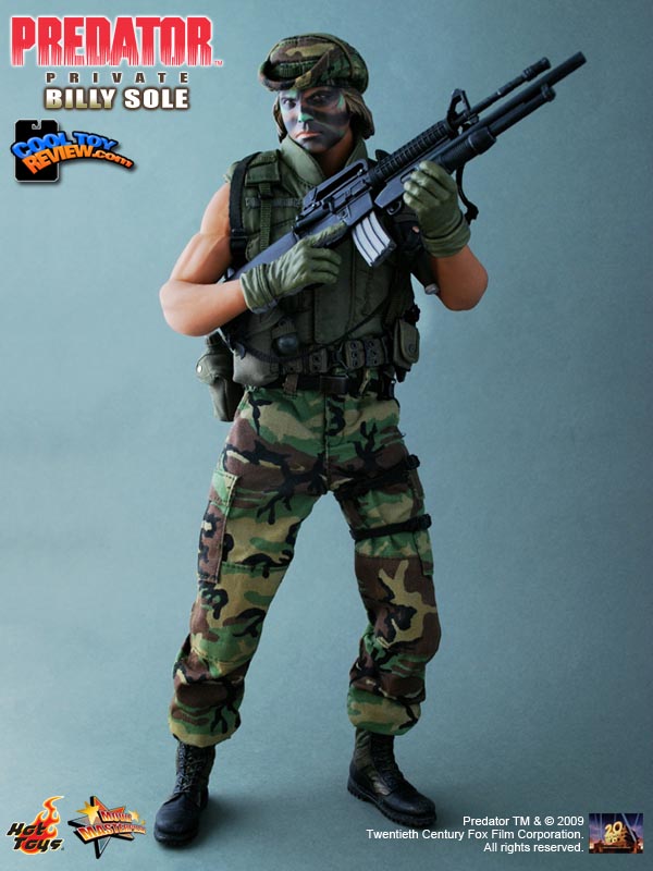Predator 1/6th scale Private Billy Sole Movie Masterpiece figure by Hot Toys
