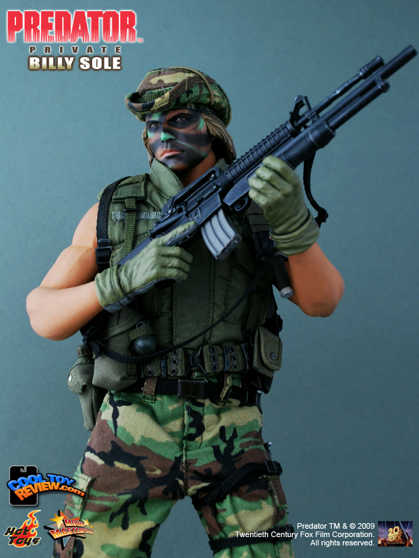 Predator 1/6th scale Private Billy Sole Movie Masterpiece figure by Hot Toys
