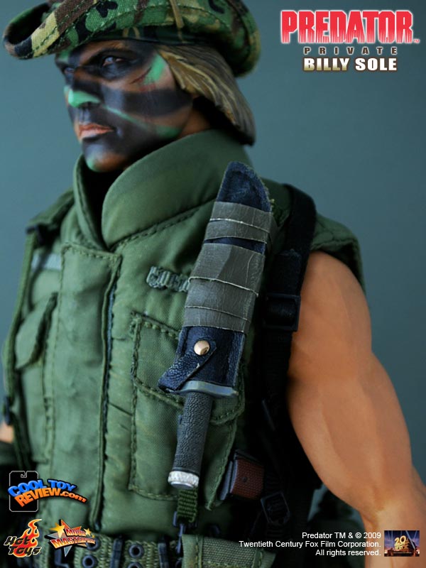 Predator 1/6th scale Private Billy Sole Movie Masterpiece figure by Hot Toys