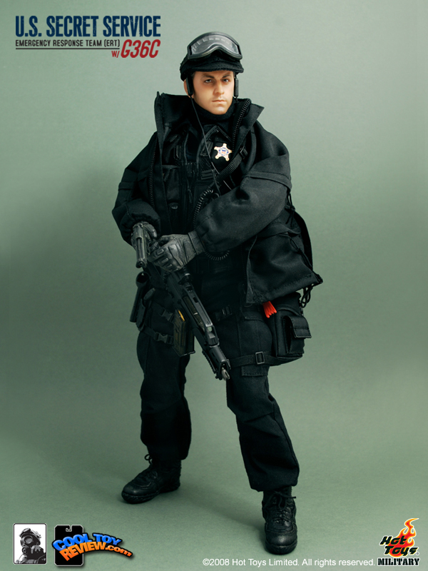 Hot Toys Military M/SF/081035 U.S. SECRET SERVICE - EMERGENCY RESPONSE TEAM (ERT) WITH G36C