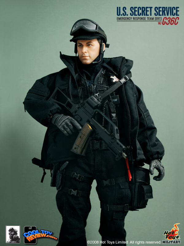 Hot Toys Military M/SF/081035 U.S. SECRET SERVICE - EMERGENCY RESPONSE TEAM (ERT) WITH G36C