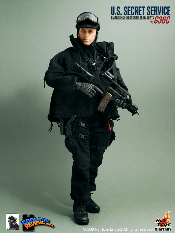Hot Toys Military M/SF/081035 U.S. SECRET SERVICE - EMERGENCY RESPONSE TEAM (ERT) WITH G36C