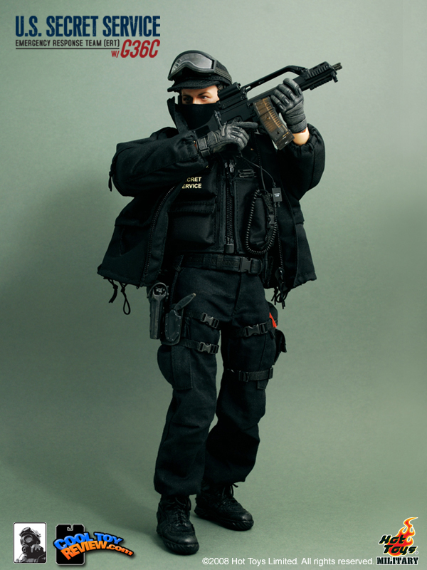 Hot Toys Military M/SF/081035 U.S. SECRET SERVICE - EMERGENCY RESPONSE TEAM (ERT) WITH G36C