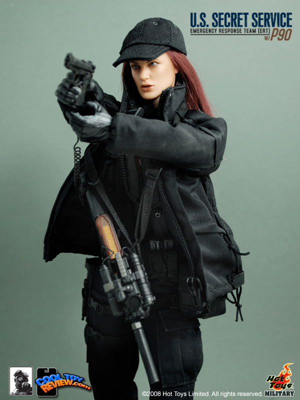 Hot Toys Military M/SF/081036 U.S. SECRET SERVICE  EMERGENCY RESPONSE TEAM (ERT) WITH P90