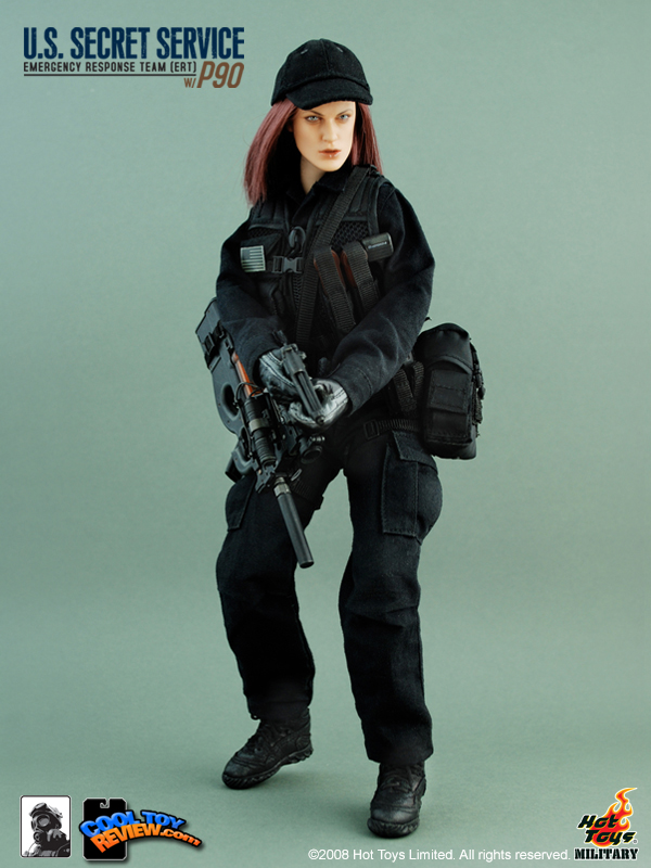 Hot Toys Military M/SF/081036 U.S. SECRET SERVICE  EMERGENCY RESPONSE TEAM (ERT) WITH P90