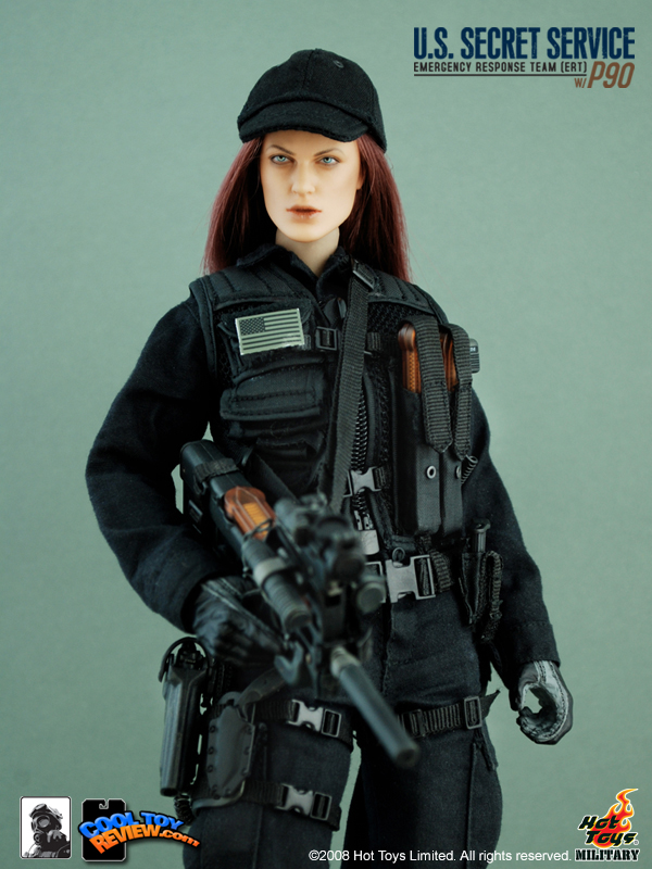 Hot Toys Military M/SF/081036 U.S. SECRET SERVICE  EMERGENCY RESPONSE TEAM (ERT) WITH P90