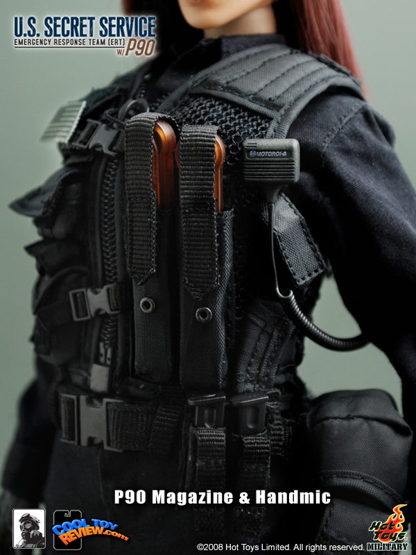 Hot Toys Military M/SF/081036 U.S. SECRET SERVICE  EMERGENCY RESPONSE TEAM (ERT) WITH P90