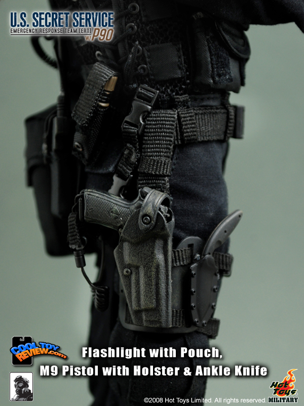 Hot Toys Military M/SF/081036 U.S. SECRET SERVICE  EMERGENCY RESPONSE TEAM (ERT) WITH P90