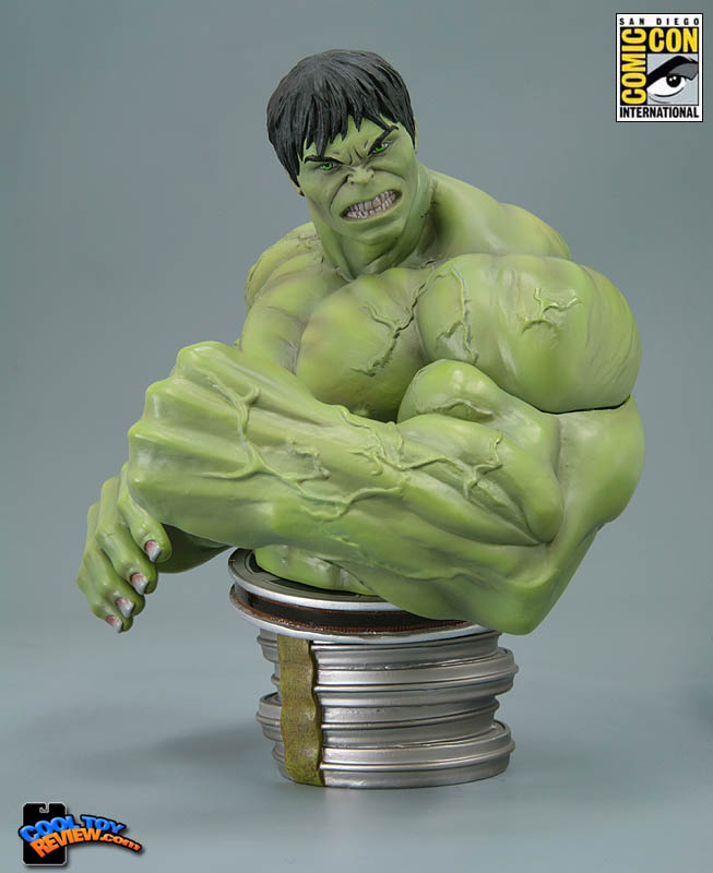 2008 San Diego Comic Con exclusive Incredible Hulk Movie Fine Art Bust by Kotobukiya