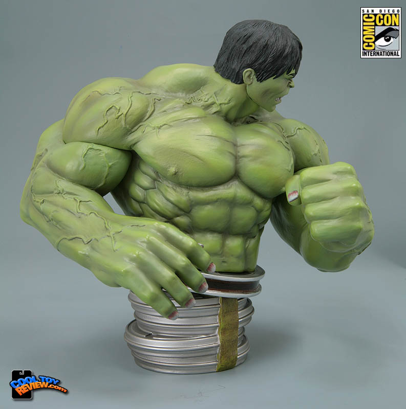 2008 San Diego Comic Con exclusive Incredible Hulk Movie Fine Art Bust by Kotobukiya