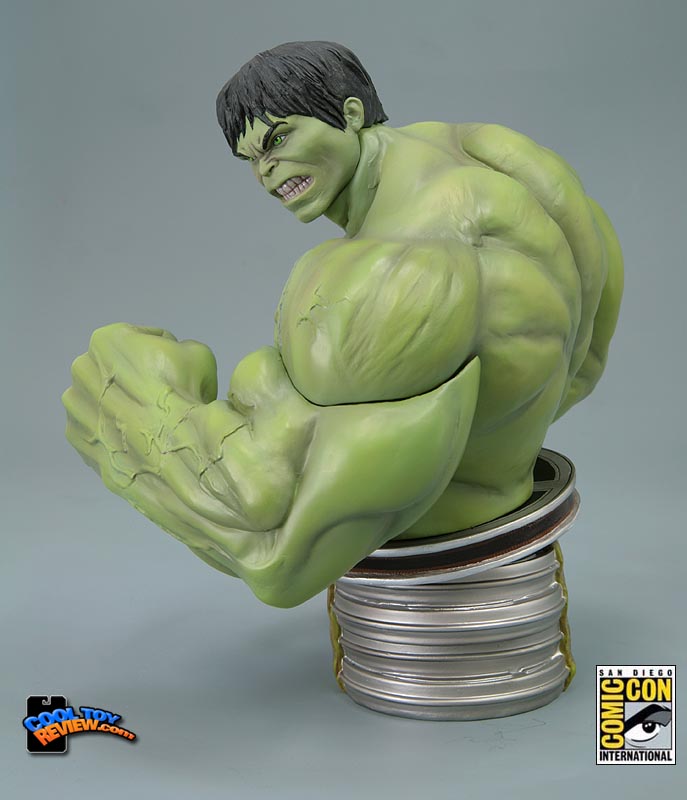 2008 San Diego Comic Con exclusive Incredible Hulk Movie Fine Art Bust by Kotobukiya