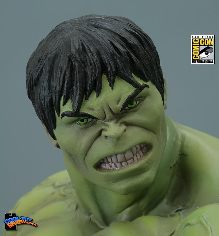 2008 San Diego Comic Con exclusive Incredible Hulk Movie Fine Art Bust by Kotobukiya