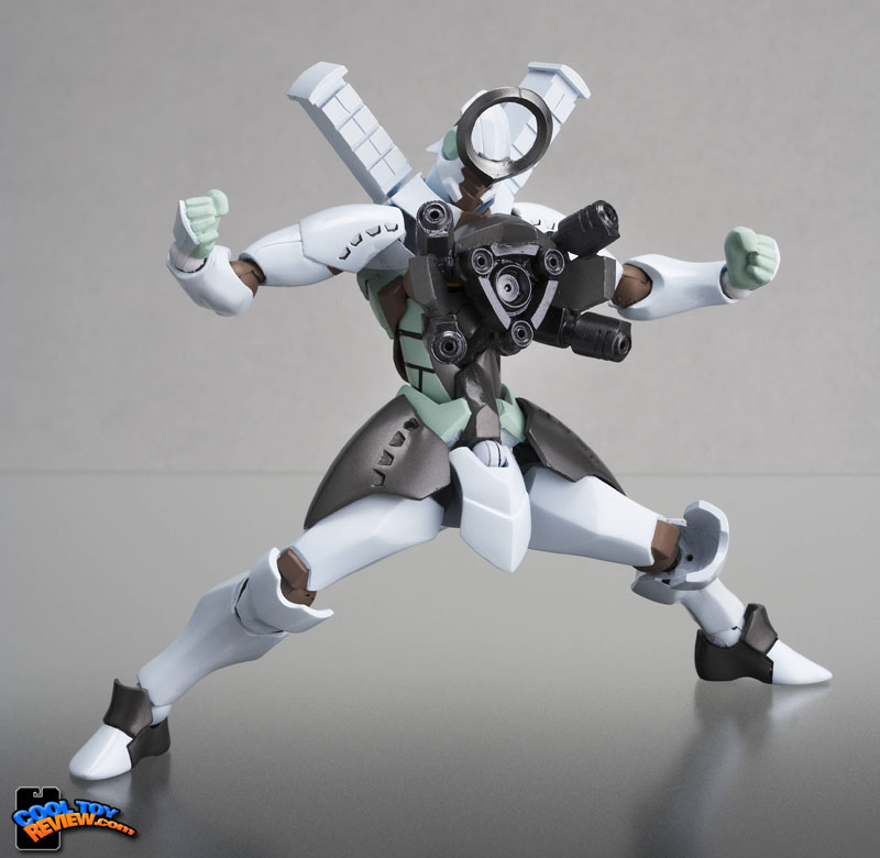 Enki Revoltech figure by Kaiyodo. Distributed in North America by Organic Hobby, Inc.