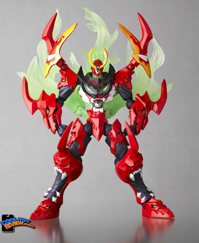 Revoltech Tengen Toppa Gurren Langann figure. Distributed in North America by Organic Hobby, Inc.