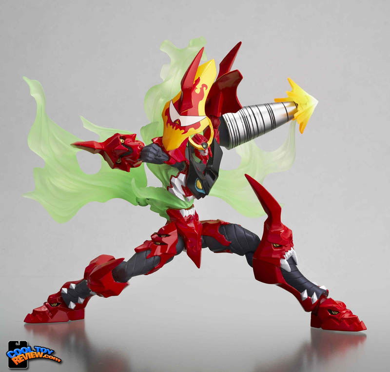 Revoltech Tengen Toppa Gurren Langann figure. Distributed in North America by Organic Hobby, Inc.