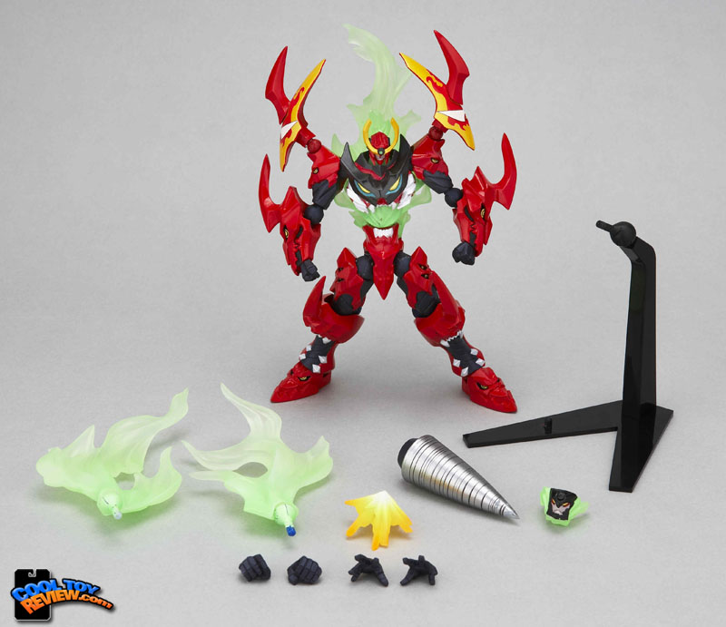 Revoltech Tengen Toppa Gurren Langann figure. Distributed in North America by Organic Hobby, Inc.