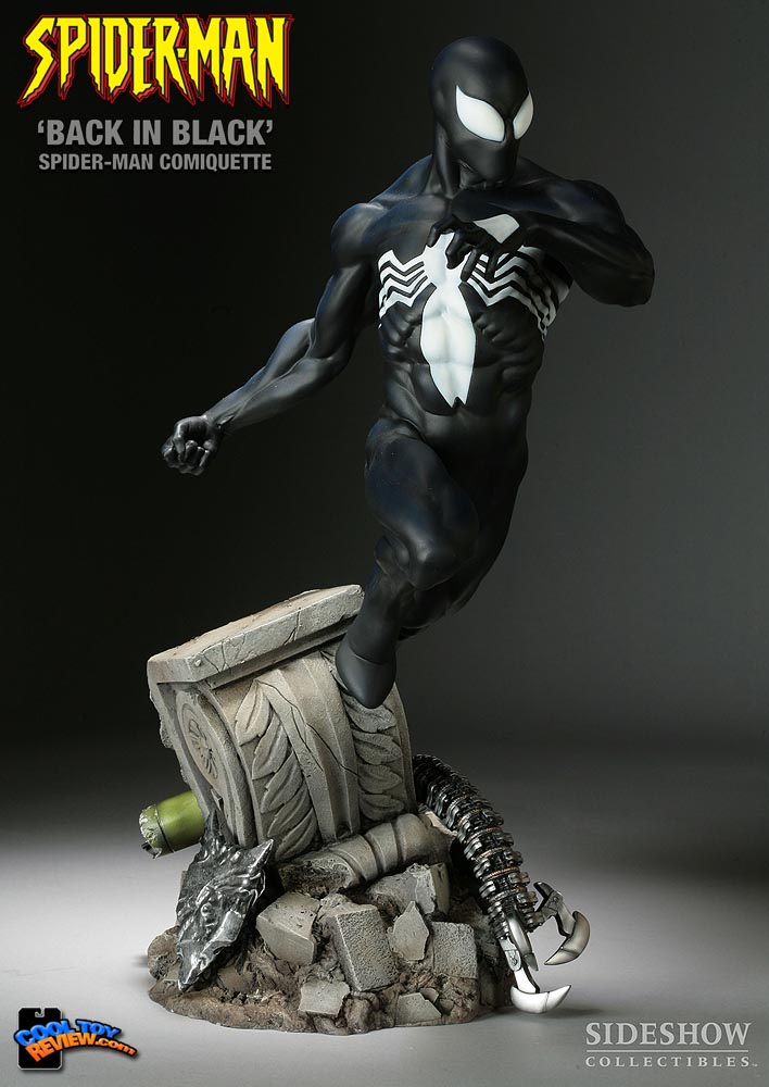 Spider-Man Back In Black statue by Sideshow Collectibles