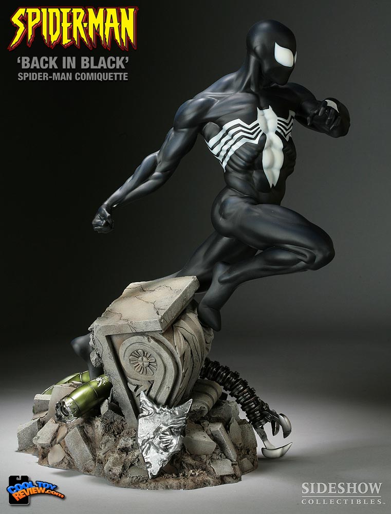 Spider-Man Back In Black statue by Sideshow Collectibles