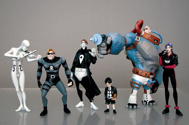 THE UMBRELLA ACADEMY FIGURE SET