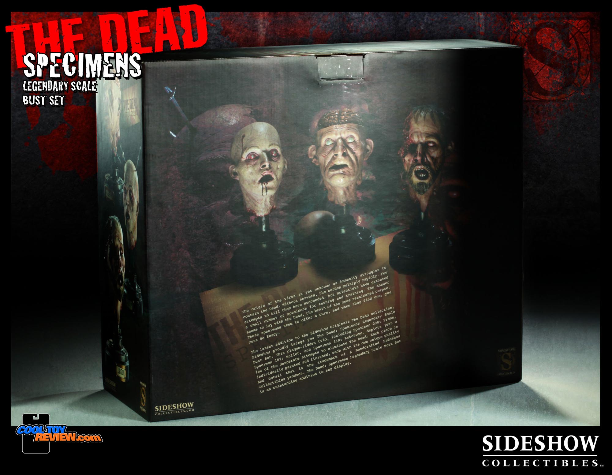 The Dead: Specimens Legendary Scale Busts Set by Sideshow Collectible