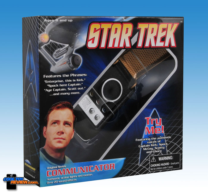 New  packaging for the Star Trek Communicator by Diamond Select Toys