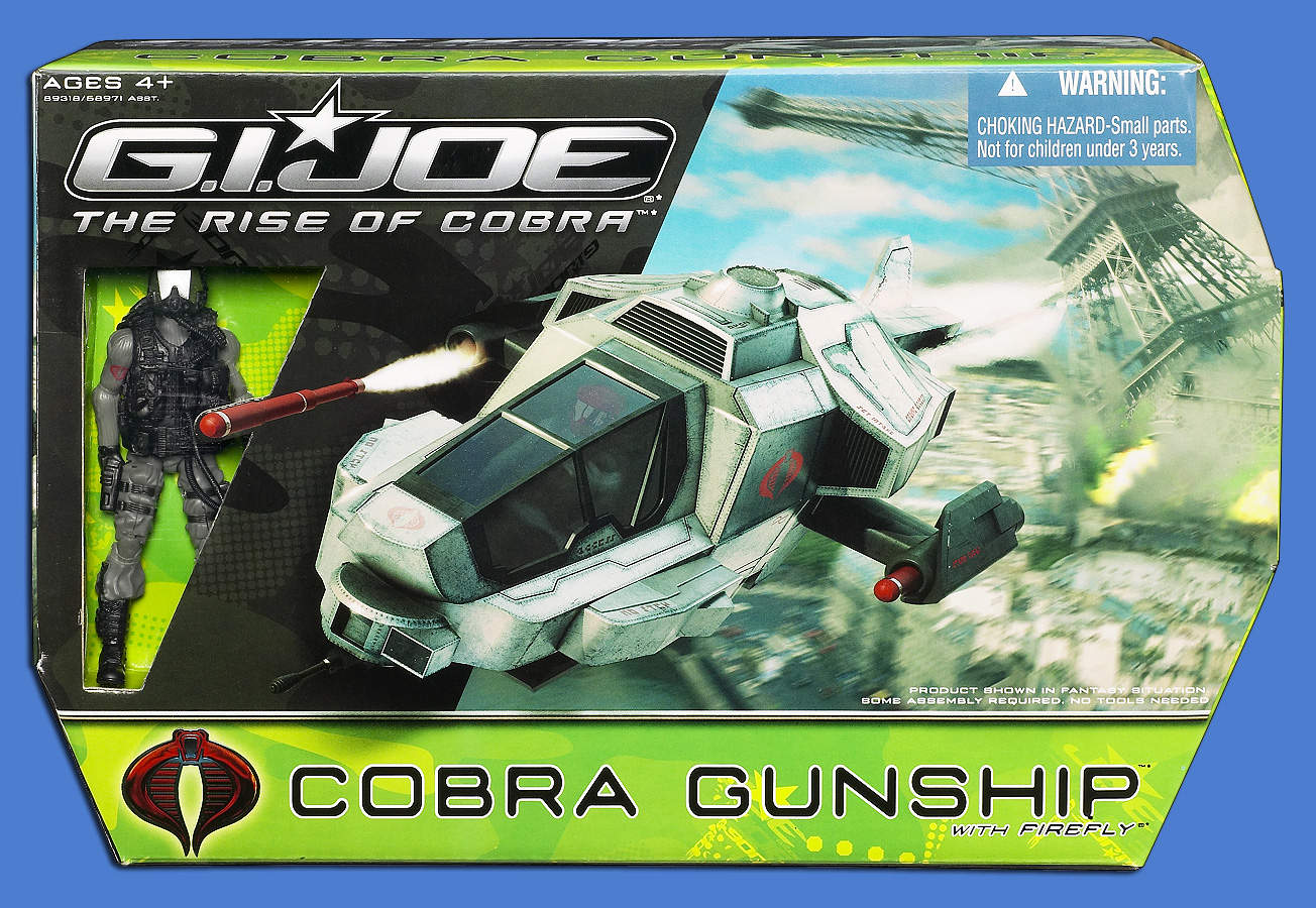 G.I. Joe: The Rise of Cobra - Cobra Gunship with Firefly
