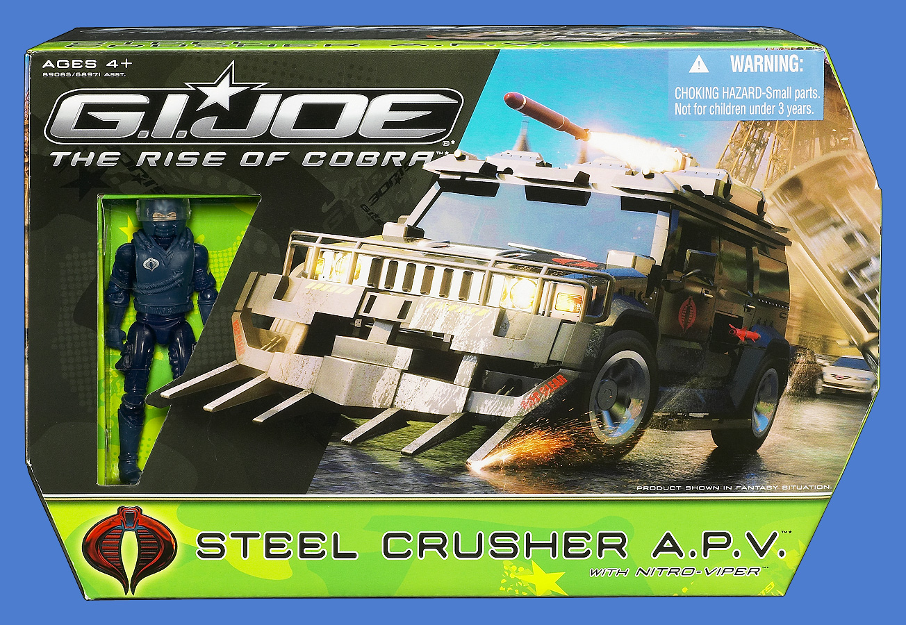G.I. Joe: The Rise of Cobra - Steel Crusher A.P.V. with Nitro-Viper